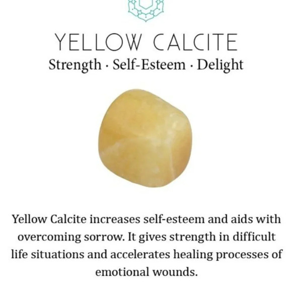 Yellow calcite beaded bracelet cherry vibes - Picture 4 of 4